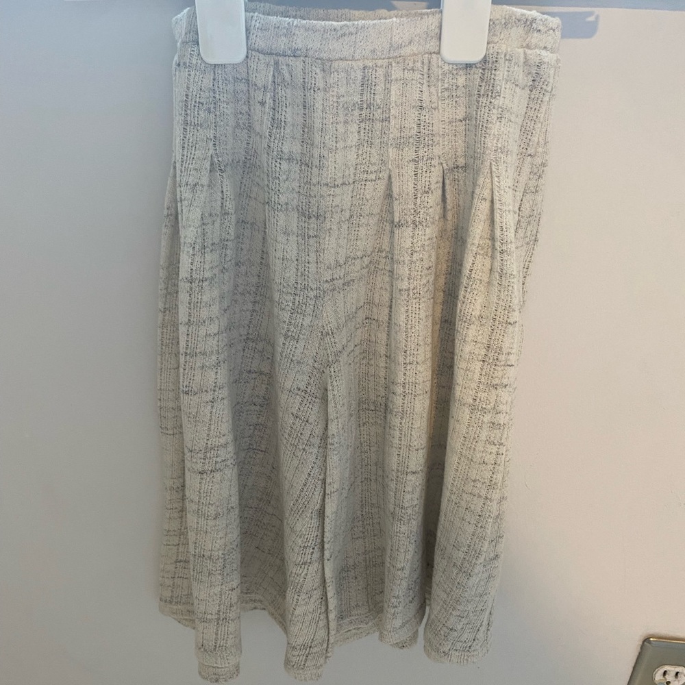 zara kids cropped flowy pants